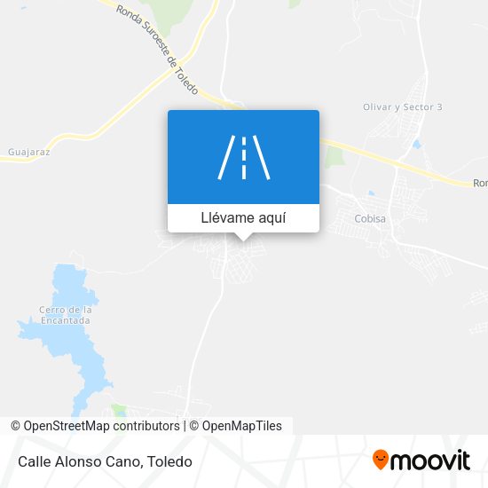 Mapa Calle Alonso Cano