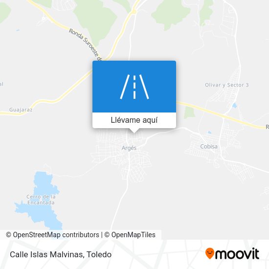 Mapa Calle Islas Malvinas