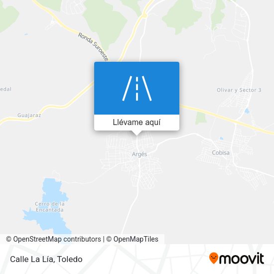Mapa Calle La Lía
