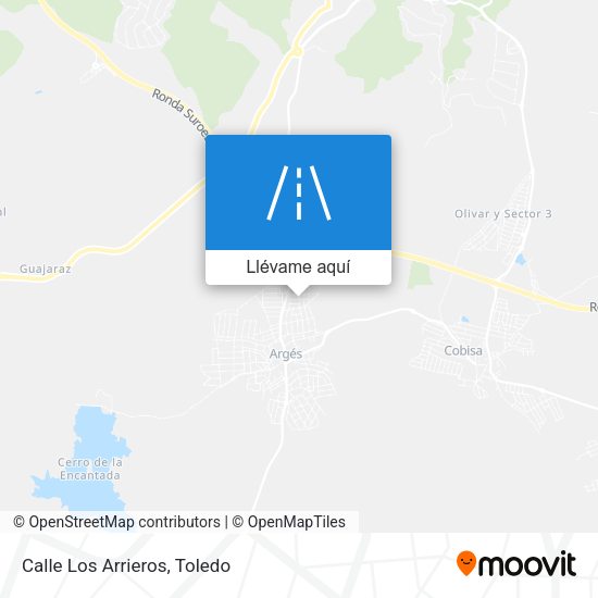 Mapa Calle Los Arrieros