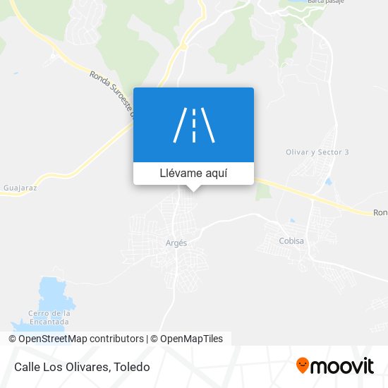 Mapa Calle Los Olivares