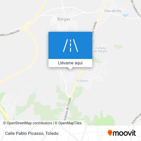 Mapa Calle Pablo Picasso