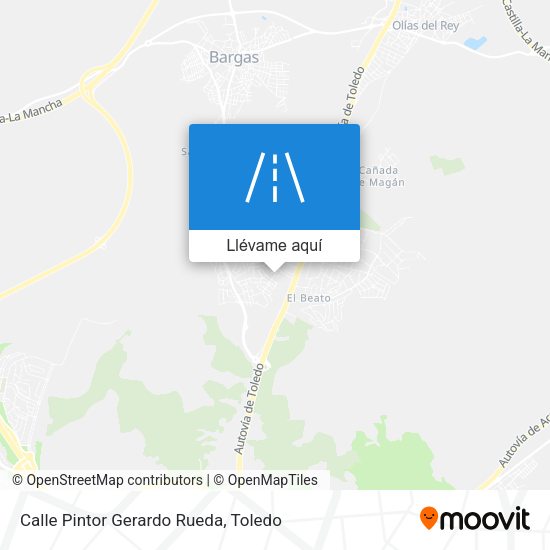 Mapa Calle Pintor Gerardo Rueda