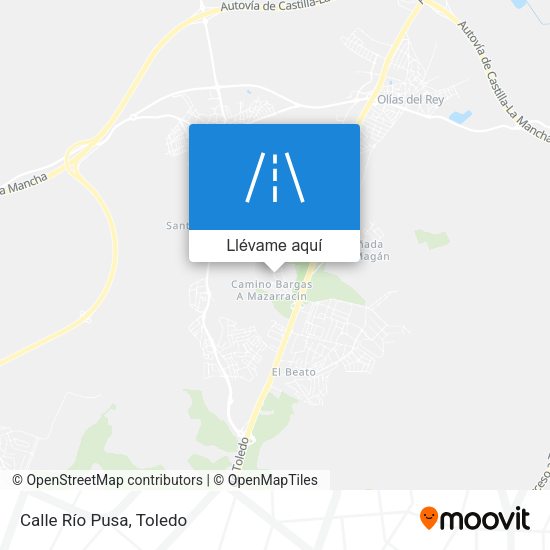 Mapa Calle Río Pusa