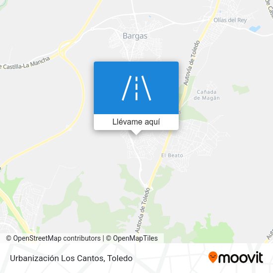 Mapa Urbanización Los Cantos