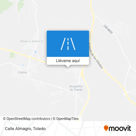Mapa Calle Almagro