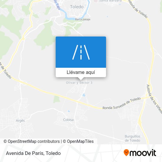 Mapa Avenida De París