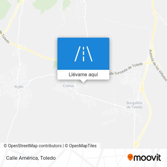 Mapa Calle América
