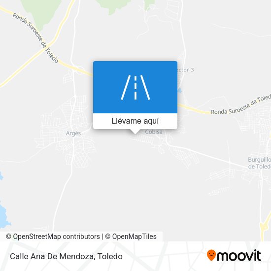Mapa Calle Ana De Mendoza