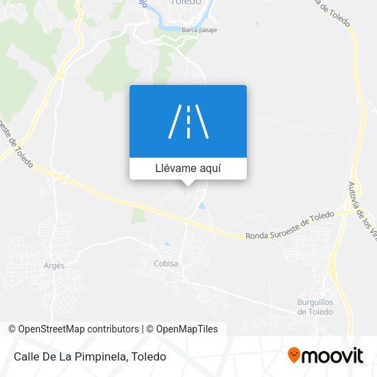 Mapa Calle De La Pimpinela