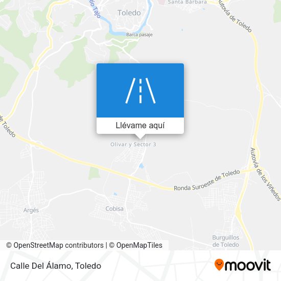 Mapa Calle Del Álamo