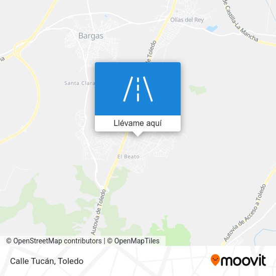 Mapa Calle Tucán