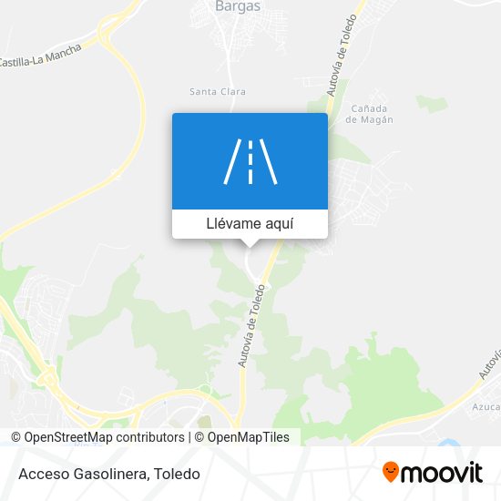 Mapa Acceso Gasolinera
