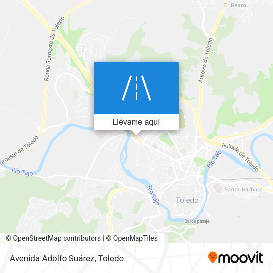 Mapa Avenida Adolfo Suárez