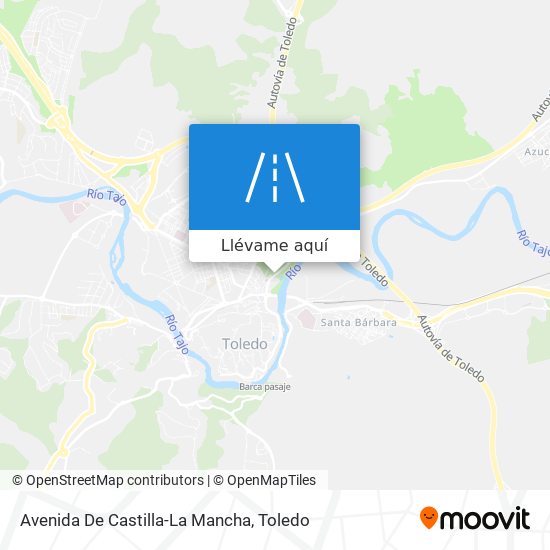 Mapa Avenida De Castilla-La Mancha