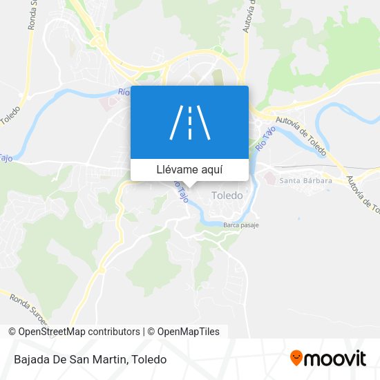 Mapa Bajada De San Martin