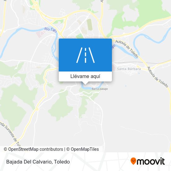 Mapa Bajada Del Calvario