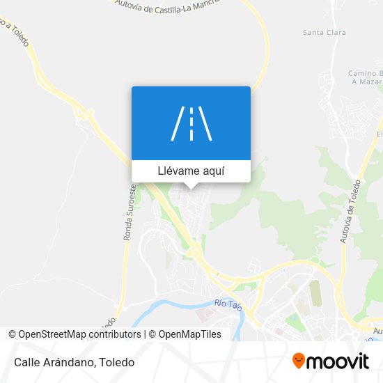 Mapa Calle Arándano
