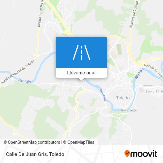 Mapa Calle De Juan Gris