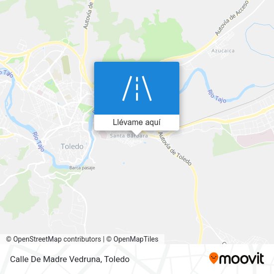 Mapa Calle De Madre Vedruna