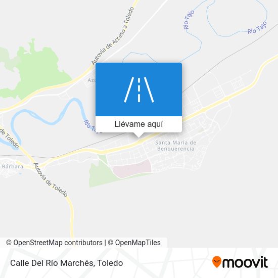 Mapa Calle Del Río Marchés