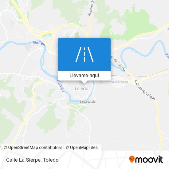 Mapa Calle La Sierpe