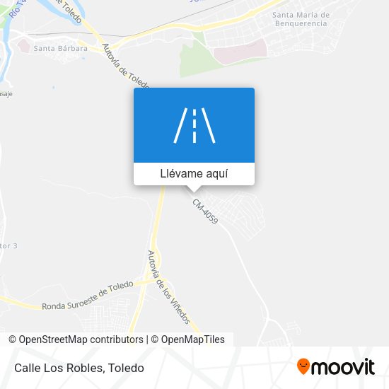 Mapa Calle Los Robles