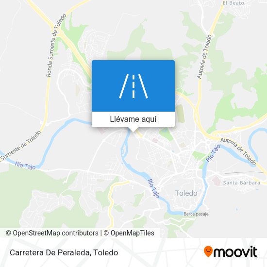 Mapa Carretera De Peraleda