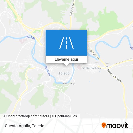 Mapa Cuesta Águila