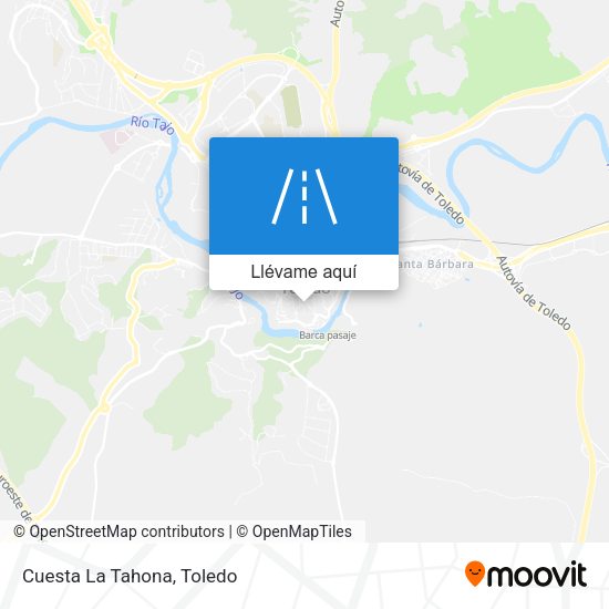 Mapa Cuesta La Tahona