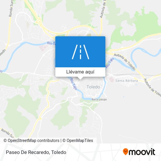Mapa Paseo De Recaredo