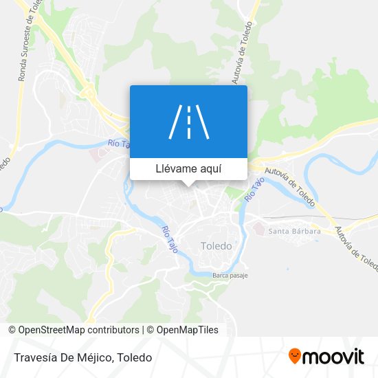 Mapa Travesía De Méjico