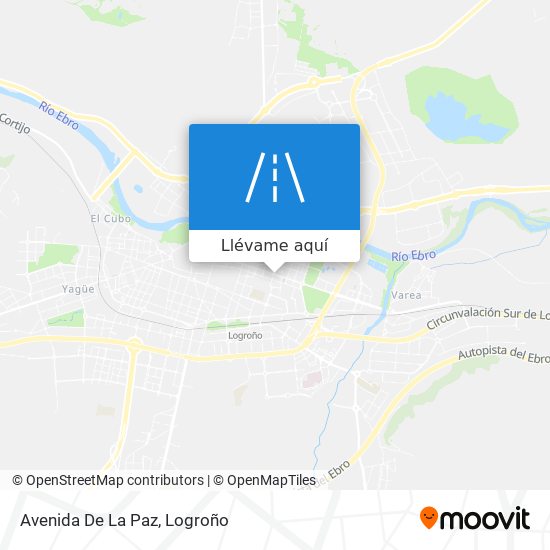Mapa Avenida De La Paz