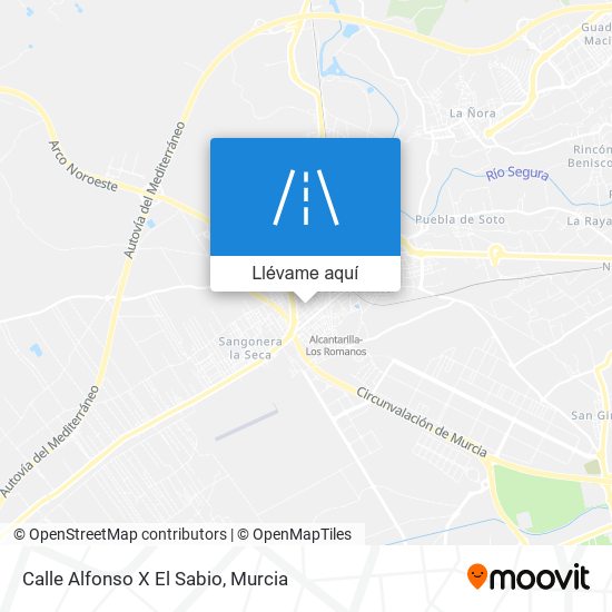 Mapa Calle Alfonso X El Sabio