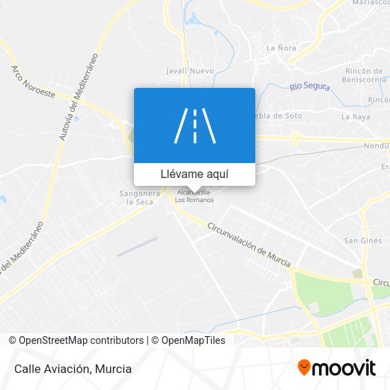 Mapa Calle Aviación