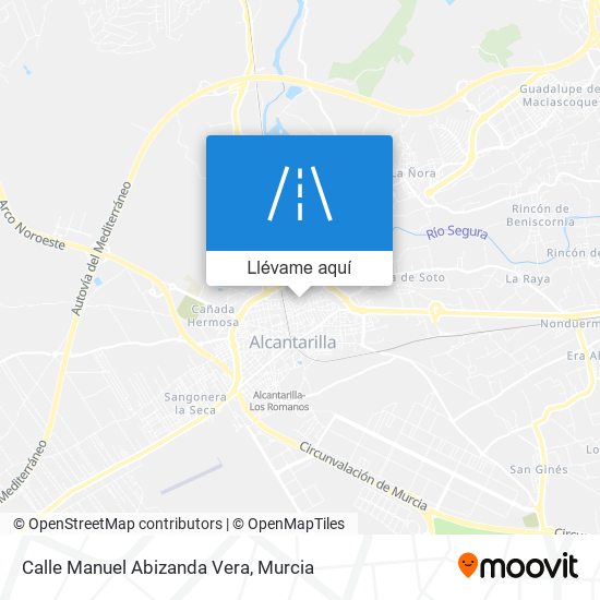 Mapa Calle Manuel Abizanda Vera