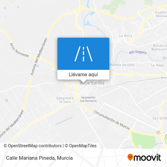 Mapa Calle Mariana Pineda