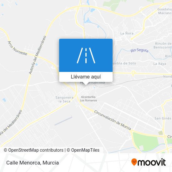 Mapa Calle Menorca
