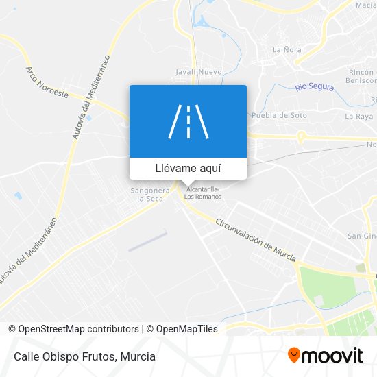 Mapa Calle Obispo Frutos