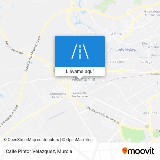 Mapa Calle Pintor Velázquez