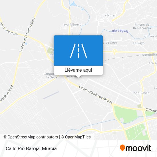 Mapa Calle Pío Baroja