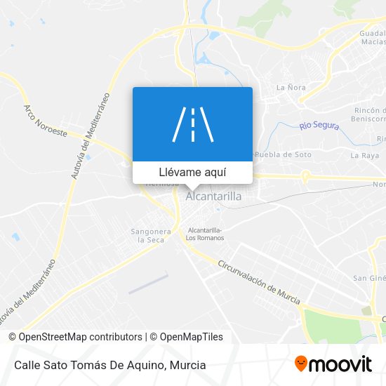 Mapa Calle Sato Tomás De Aquino