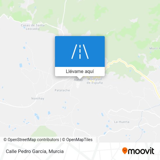 Mapa Calle Pedro García