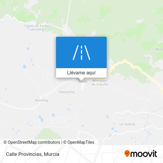 Mapa Calle Provincias