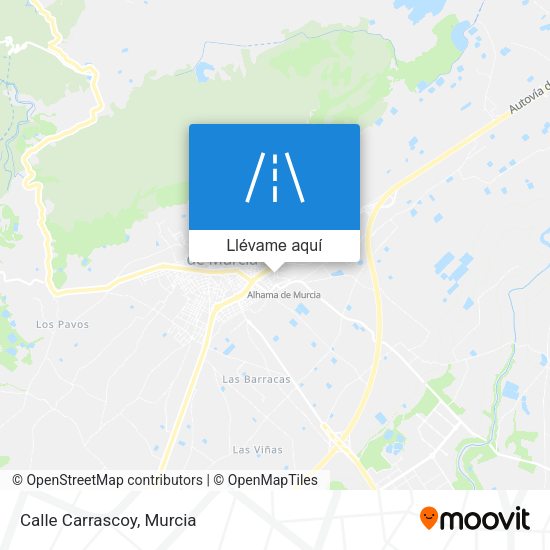 Mapa Calle Carrascoy