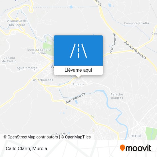 Mapa Calle Clarín