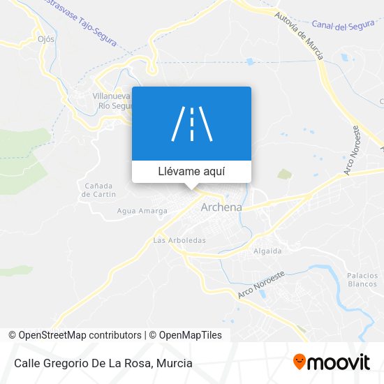 Mapa Calle Gregorio De La Rosa