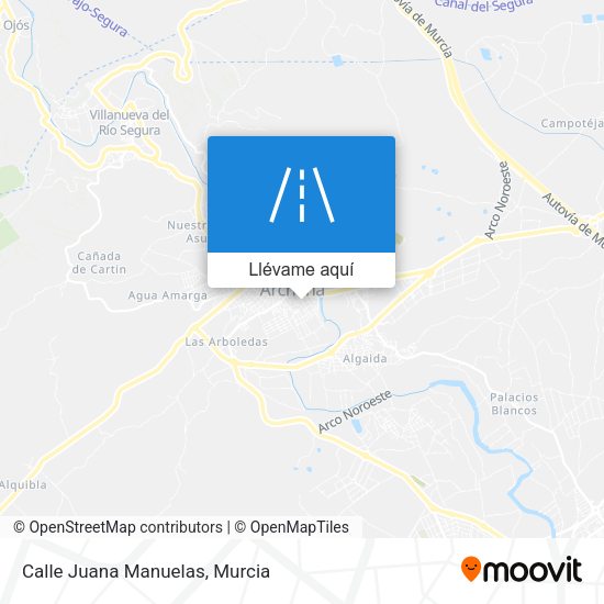 Mapa Calle Juana Manuelas