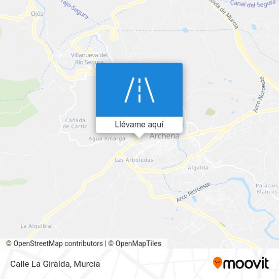 Mapa Calle La Giralda