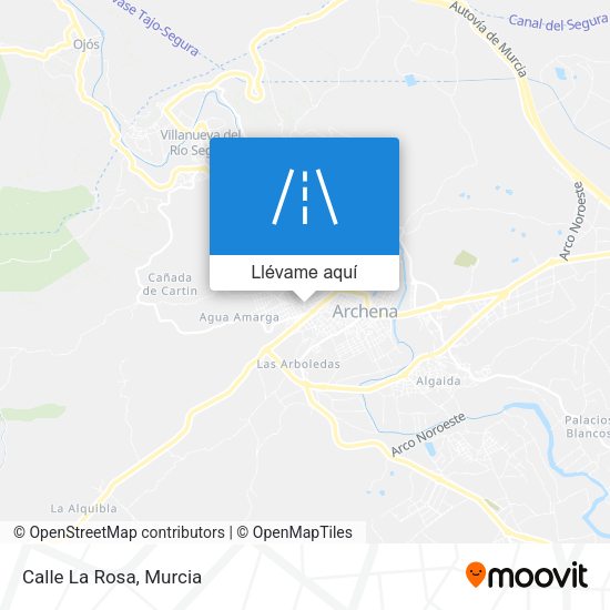 Mapa Calle La Rosa